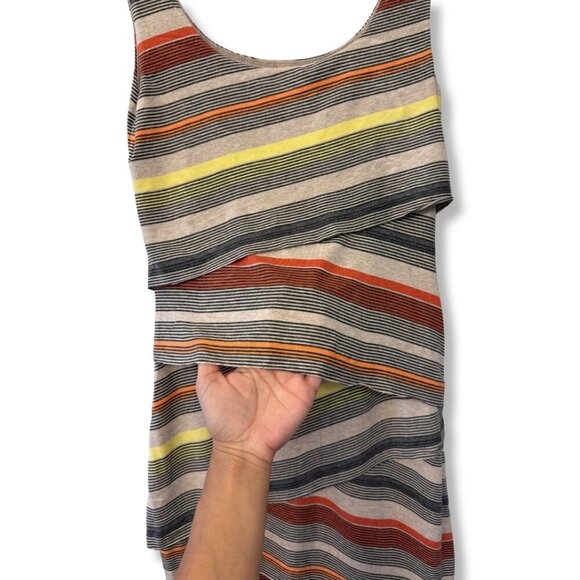 💛 Anthropologie Bailey 44 Dress | Bandage Multicolor Striped Bodycon | Size S - Picture 4 of 5